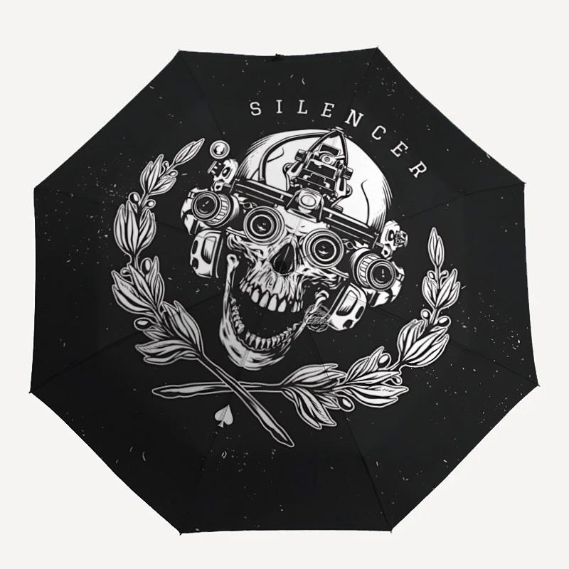 1pc Call of Duty Windproof Automatic Umbrella, Portable Folding design, Lightweight for Women/Men207