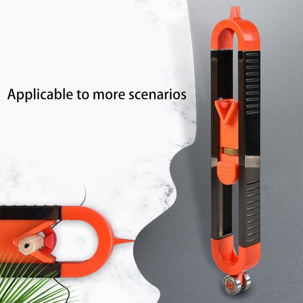 Контурная линейка Профилирующая линейка с замком Деревообработка Измерительный и формовочный формирователь, Нестандартная измерительная дуговая линейка