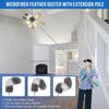 Dust Cleaning Ceiling Cleaning Cobweb Removal Telescopic Duster Microfiber Duster Kit  Household