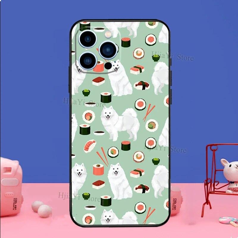 Japanese Spitz Dog Phone Case For iPhone Samsung Galaxy Redmi Xiaomi Oppo OnePlus Note S A 7 8 9 10 11 12 13 14 20 21 22 23 53 54 Pro Max Plus Ultra
