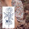 1 Sheets Waterproof  Plant Durable Semi Permanent Realistic Fake Tattoos