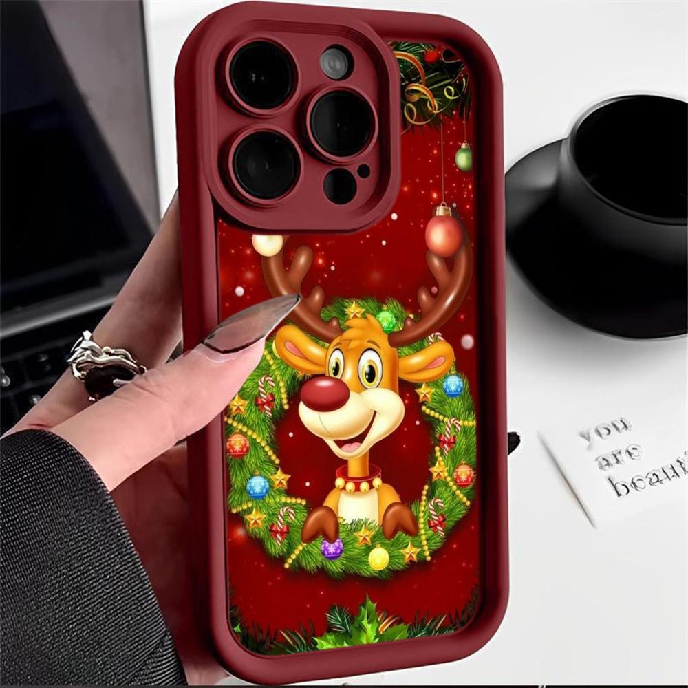Ae117 Merry Christmas Happy New Year Design Phone Cases for Xiaomi 12 11 Lite 5G NE Redmi 13C 14C A3 Note 12 Pro 11s Angel Eye Ladder Protective Cover