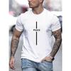 Футболка Summer Essential Crew Neck Tee - мягкая мужская повседневная футболка с коротким рукавом и принтом PEACE, свободный крой, дышащая классика