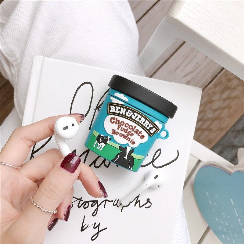 3D чехлы для наушников для AirPods, чехол с милой бутылочкой, клубничным молоком для Apple Airpods pro, защитный чехол для наушников Earpods, чехол