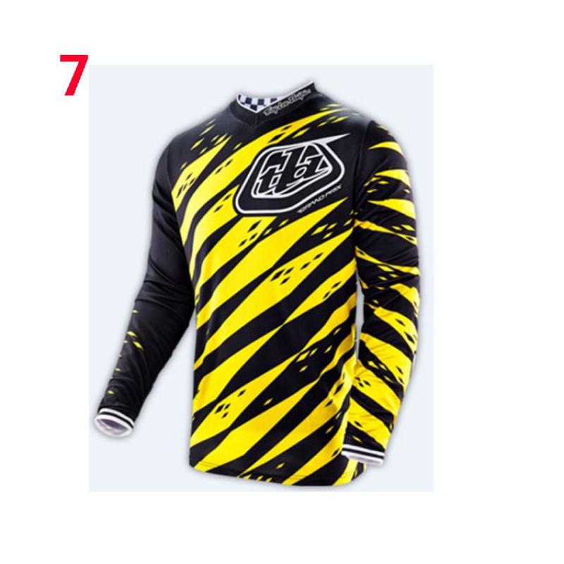 Mens Cycling Jersey Mountain Bike Downhill Off-Road Riding Breathable Mesh Short Sleeve T-Shirt