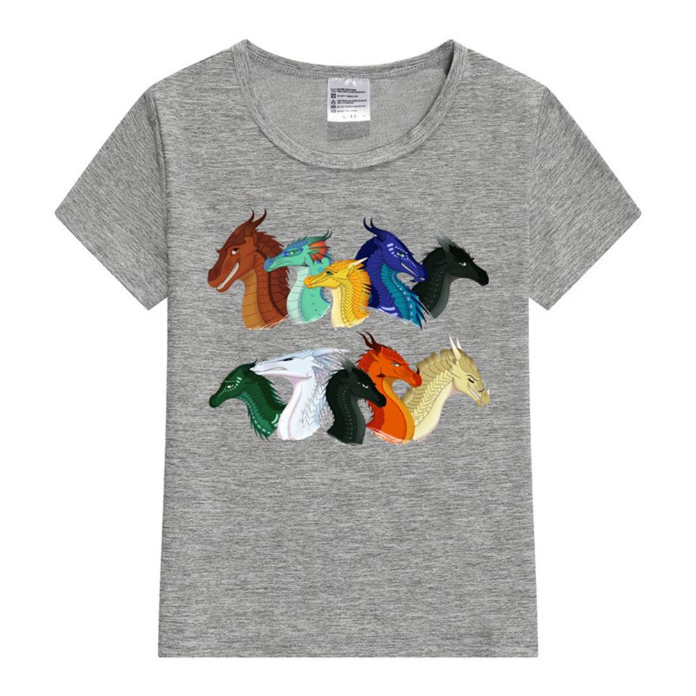 Wings of Fire POV Characters TShirt Dragon Clothes White Short Sleev Tshirts Summer Clothing Tops
