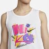 Nike Мужские майки Белые С круглым вырезом Умеренный прямой крой DM6262-100