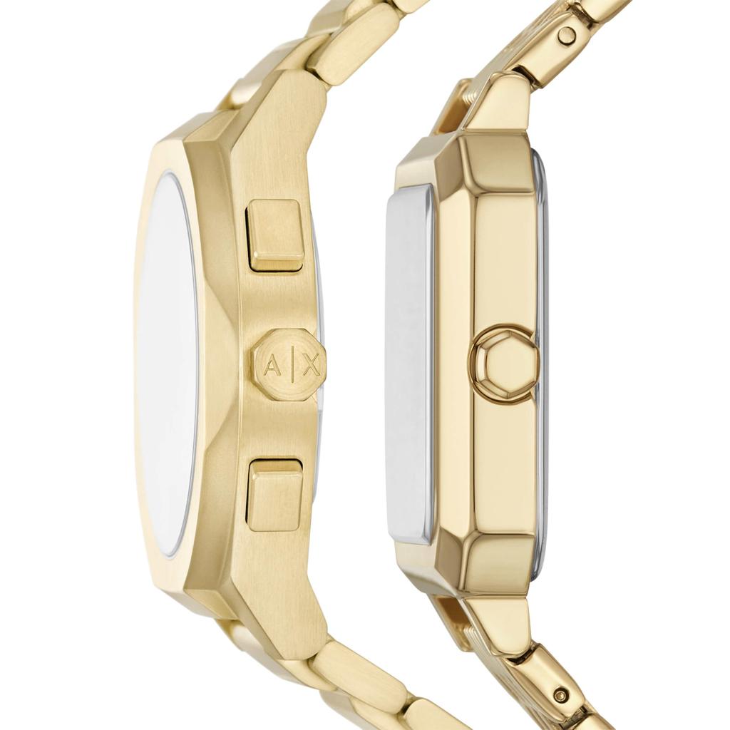Armani Exchange Sync AX7171SET Gold Watch AX Men's