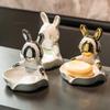 Creativecute Bathroom Soap Box Light Luxury Exquisite Ceramic Tray Home Desktop Storage Ornament Fashion Cartoon Soap Boxes