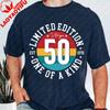 Custom Vintage Limited Edition Cassette Graphic Tshirt Personalized 1976 Shirt 50th Birthday Gift For Wounisex Unisex Shortsleev