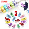 BB 10pcs Clear High Grade Sewing Craft Quilt Binding Plastic Clips Clamps Pack 9 Colors ADM