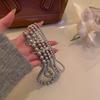 2023 Women's Gray Pearl Necklace: Autumn/Winter Light Luxury High-End Choker with Niche Design Sense