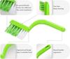 6pc grout cleaning brushes with handles tile grout brush floor grout cleaner green