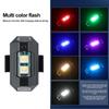 7 цветов стробоскоп для мотоцикла, велосипеда, дрона, самолета, светодиодные предупредительные огни для предотвращения столкновений, указатель поворота, задний фонарь, индикаторная лампа, ночной мигающий свет