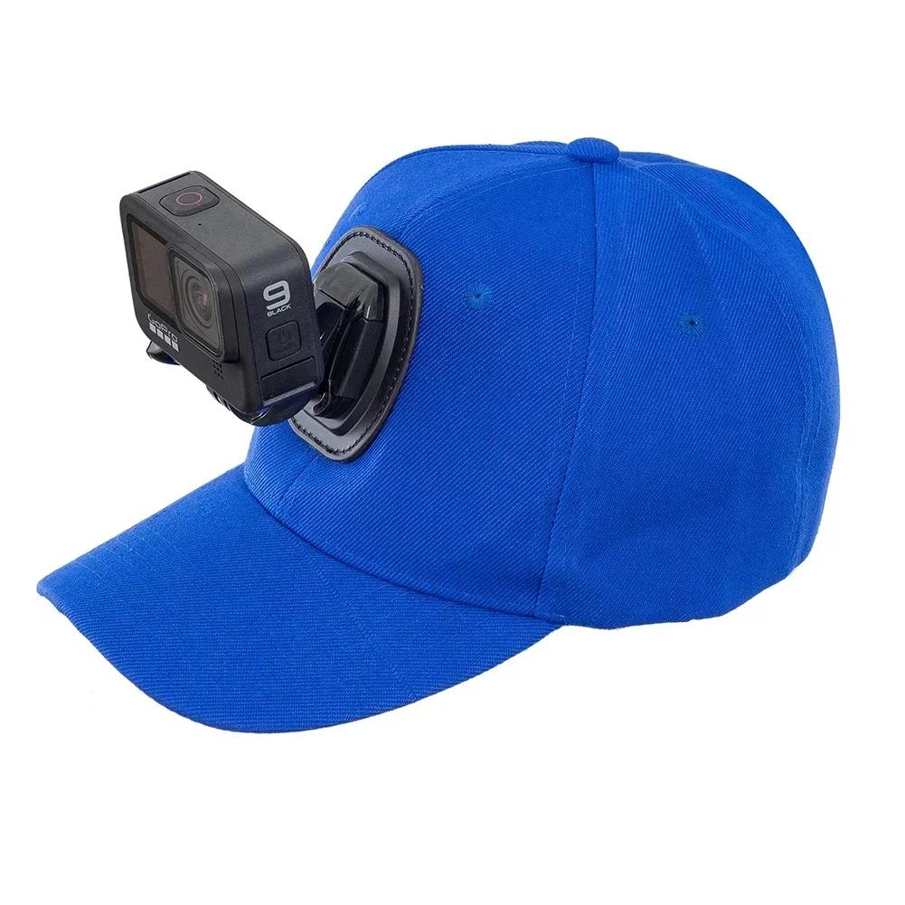 Бейсболка с креплением для экшн-камеры Крепление для Gopro Hero 12 11 10 9 8 7 6 5 4 3 insta360 x3 x2 Eken SJCAM DJI