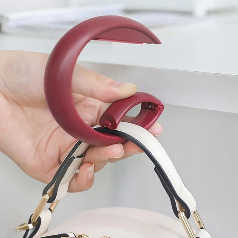 Portable ABS Hook For Hanging Table Clothing Hooks Holder Hanger Desk Side Holder Home Storage