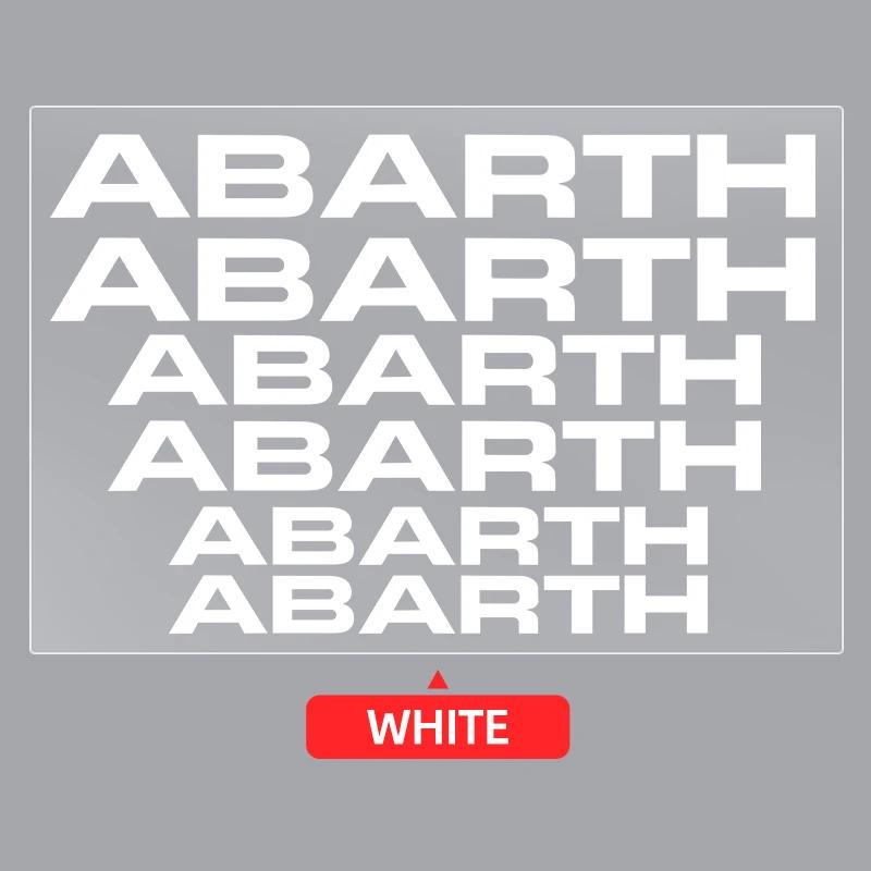1set Car Brake Caliper Badge Emblem Stickers Auto Gadget for FIAT Panda Ducato Fiorino Grande Punto Abarth 500 Freemont Stilo V4