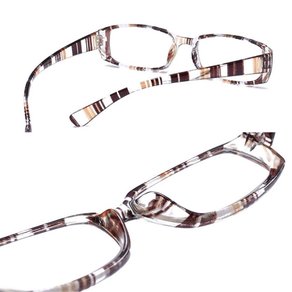Portable Vision Care Magnifier Reading Glasses Presbyopic Eyewear Diopter Eyeglasses Retro Frame