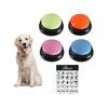(White)10 Color Voice Recording Button Dog Buttons 30 Seconds Recordable Dog Talking Button Set Dog Communication Buttons Pet Dog Trainin