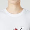 Men's Nike Sleeve Side Flowers Logo Printing Round Neck Long Sleeves White DQ7387-100