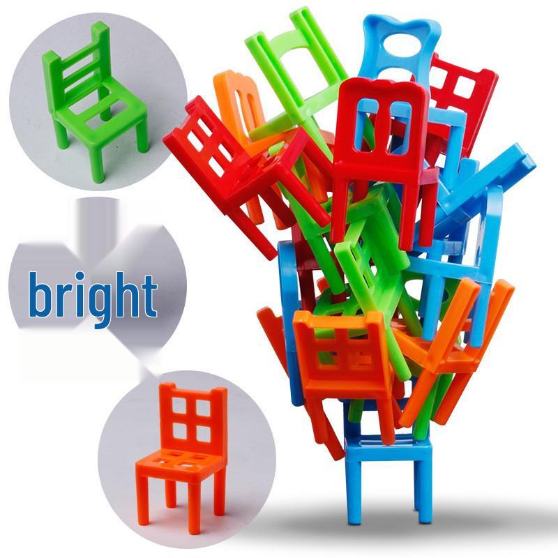 Stacking Chairs & Stools: Tabletop Parent-Child Interaction Puzzle Game for Children's Training In Grasping Skills