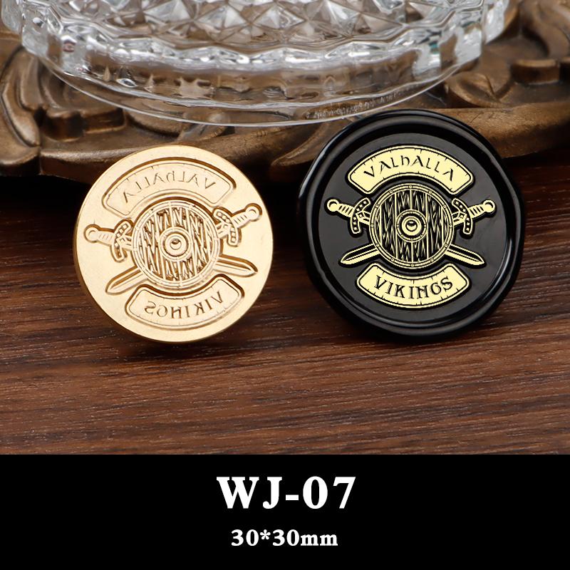 НаборCustom Frosted Copper Head Seal Set with Irregular Shape and Anime Pattern
