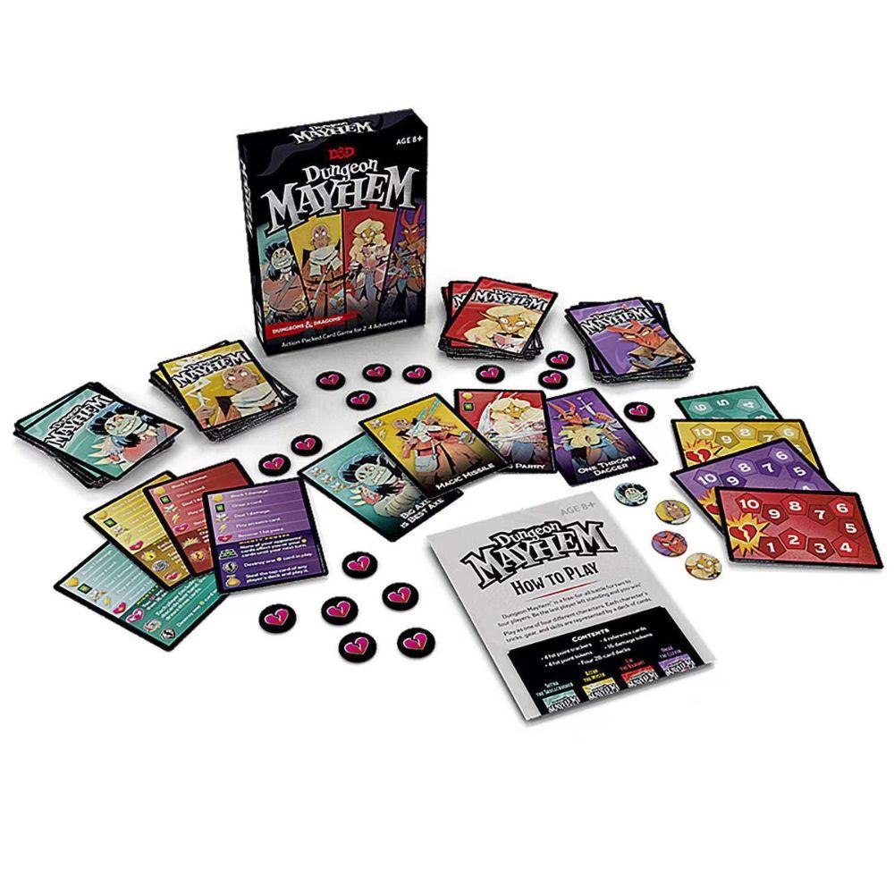 Семейное развлечение Настольная игра Игральные карты Dungeones Mayhem Card Party Gift