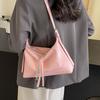 Новая женская сумка через плечо большой вместимости, модная весенняя коллекция 2025 года, сумка под мышкой, нишевый дизайн, простая сумка-тоут с цепочкой