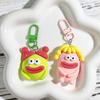 1 шт. забавные милые подарки для девочек брелок в виде колбасы с большим ртом и монстром мультяшные брелки из смолы