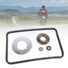 Toothless Flywheel T8F Gear Chain Set 116 Links Chain Chain Sprocket Kit  Off Road Vehicles