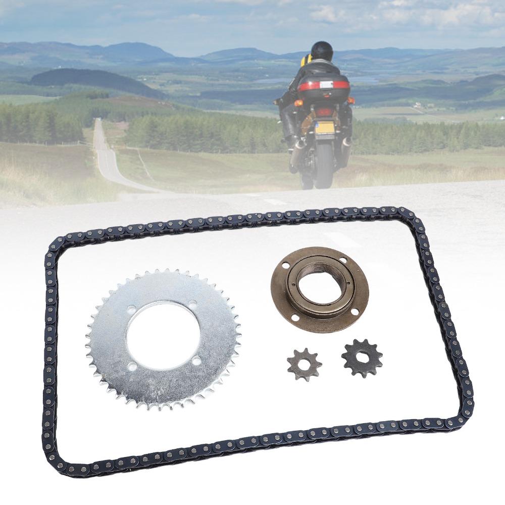 Toothless Flywheel T8F Gear Chain Set 116 Links Chain Chain Sprocket Kit Off Road Vehicles