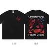 Linkin Park From Zero New Album Tour Peripheral Rock T-shirt Short Sleeve Clothing Fashion T-shirts for Men and Women