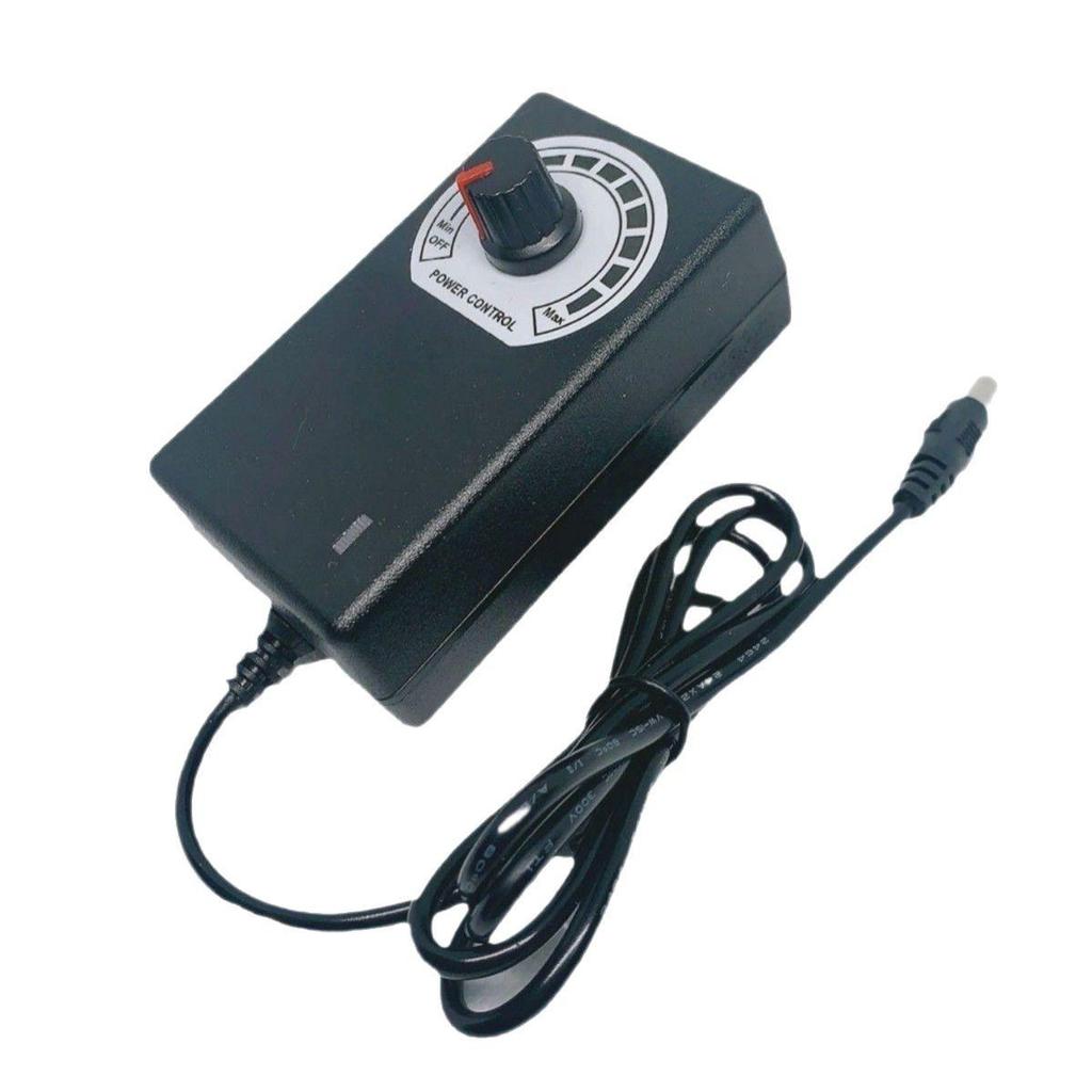 Регулируемый адаптер питания 3-12 В 2 А со светодиодной подсветкой, вентилятором и регулятором температуры