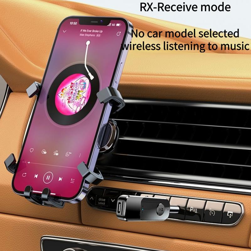 2 в 1 Bluetooth аудио приемник передатчик 3,5 мм AUX TF с микрофоном Hi-Fi стерео музыкальный беспроводной адаптер для автомобиля самолета ТВ ПК наушников