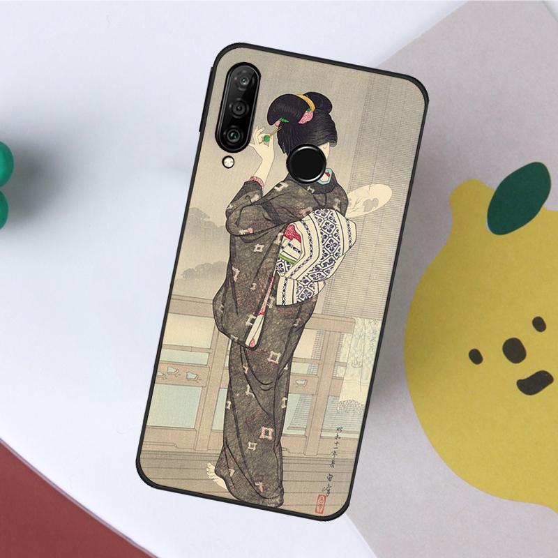 Японское искусство Татуировка Кимоно Для Huawei Nova 5T 9 10 SE 7i 8i 11i 12i Y60 Y61 Y70 Y72 Y73 Y90 Y91 P20 P40 P30 Lite Чехол