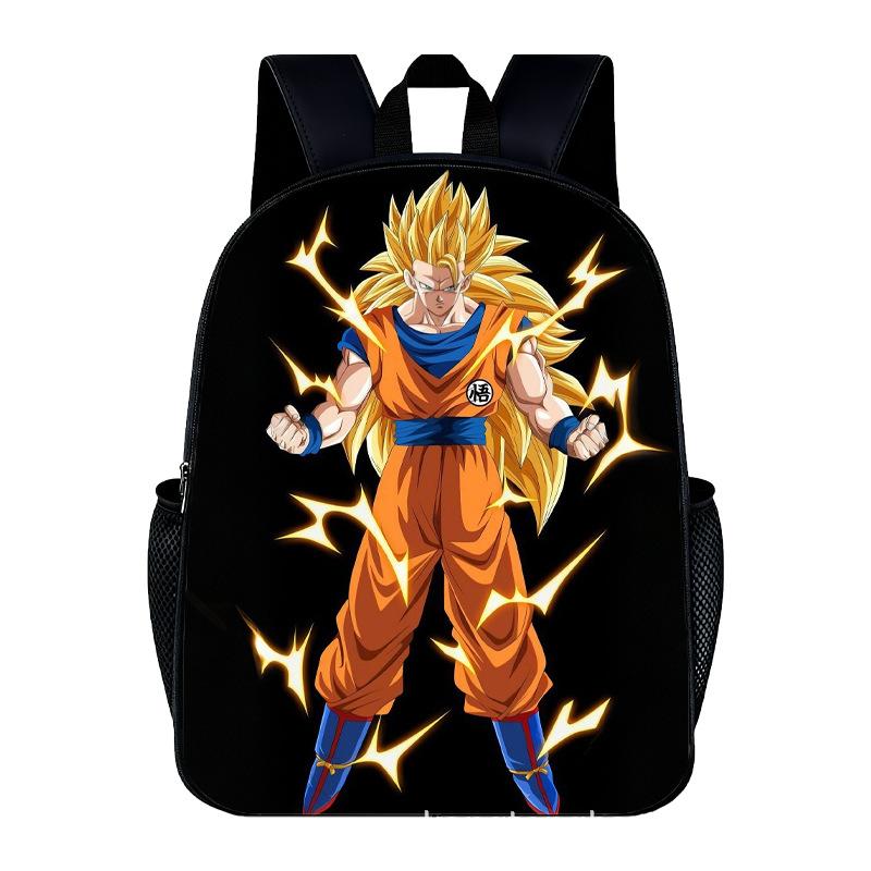 DragonBall Backpack Son Goku Goten Vegeta IV Cartoon Character Print Schoolbag Lightweight Large Capacity Student Backpack Gifts