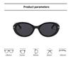 Ретро Популярные Солнцезащитные очки UV400 Классические Овальные T-образные Личность Уличная Фотография Прогулка по Подиуму Защищающие от Ультрафиолета Очки