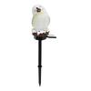 Winter Owl Garden Ornaments Solar Power Waterproof Light Solar Garden Statue Light Figure Mini Ornaments