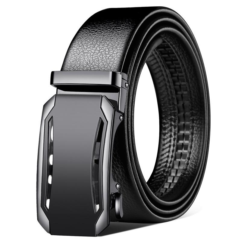 Men's Automatic Buckle Leather Belt - Business Casual Waist Belt