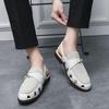 Fashion Stylish Man Breathable Hollow Out Sandals Summer Beach Shoes Male Leisure Outwear Sandals Soft Sole Anti Slip Men Comfy Slippers