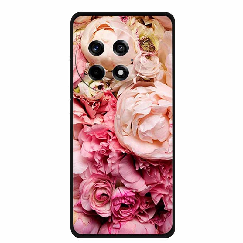 Чехол для OnePlus 13 Черный Силиконовый Мягкий Задний Чехол Чехол для OnePlus 13 12 5G Чехол One Plus 13 Ace 5 Pro Ace5 Pro 5Pro 1+13 Coque