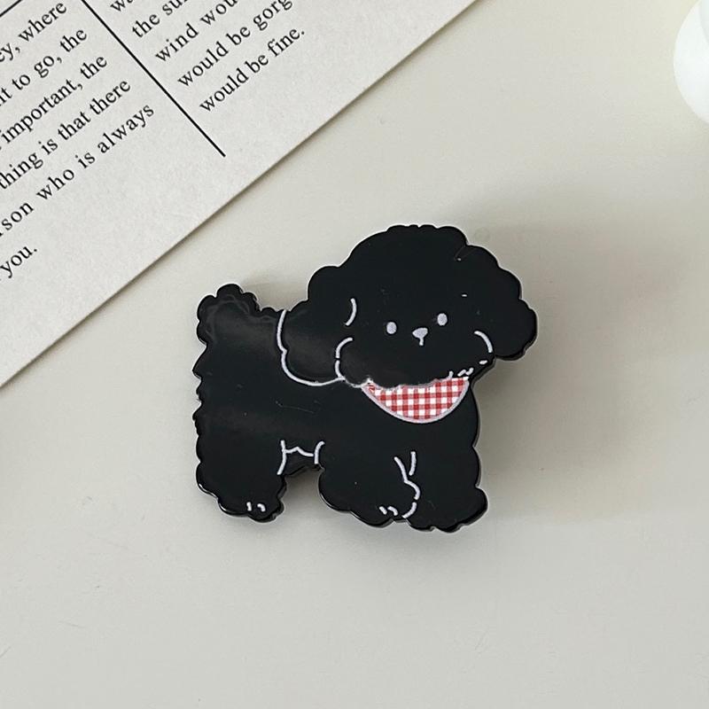 Милая мультяшная собака акриловая заколка для волос для женщин и девочек заколки для волос с животными индивидуальные милые заколки челки заколки аксессуары для волос