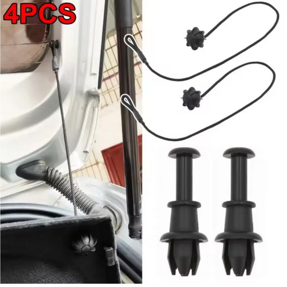 4 шт. Шнурок для багажника автомобиля Фиксирующий зажим Шнур для полки багажника 1M6867574A Для VW Golf MK5 MK6