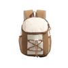 Patchwork Drawstring Backpack Y2k Student Schoolbag Versatile Casual Travel Bag  Hiking
