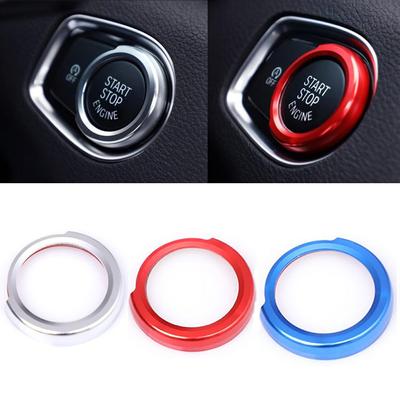 Для BMW 1 2 3 4 серии X1 F48 F20 F21 F30 F32 F33 F34 F36 F45 F46 наклейки на кнопку запуска двигателя автомобиля брелок для ключей зажигания отделка крышки