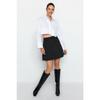 Black Skater Mini Knitted Skirt Twoaw24et00215