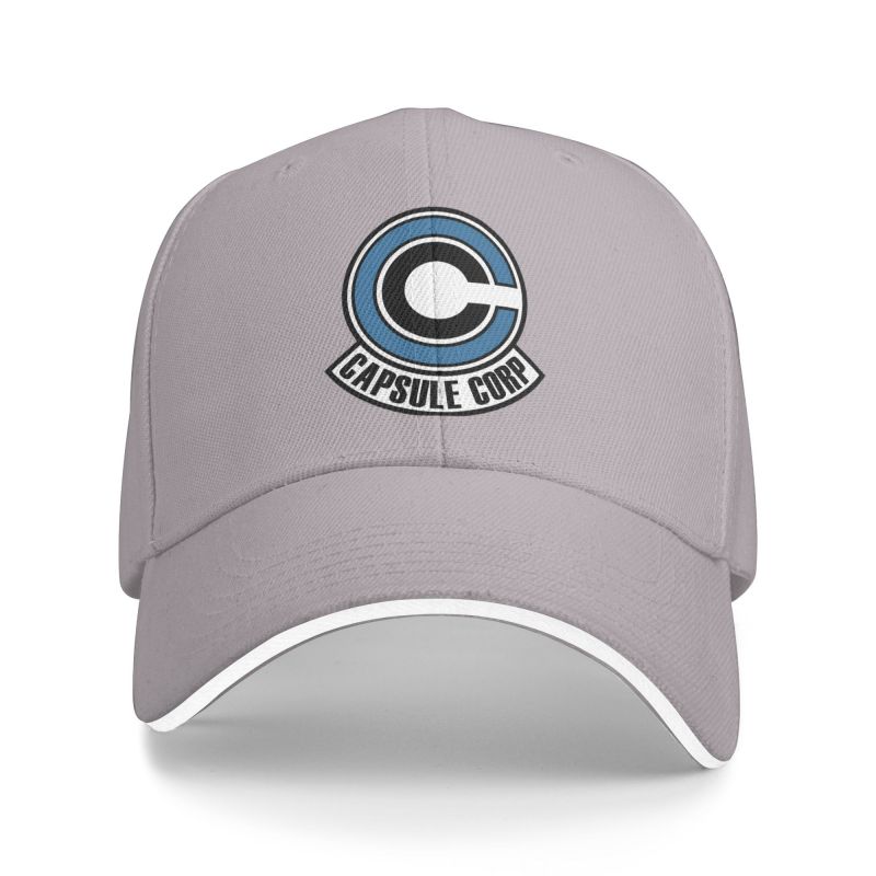 Capsule Corp Print Baseball Cap Daily Casual Sandwich Cap Unisex Sun Protection Bucket Hats Snapback Hat Dad Hats Casquette