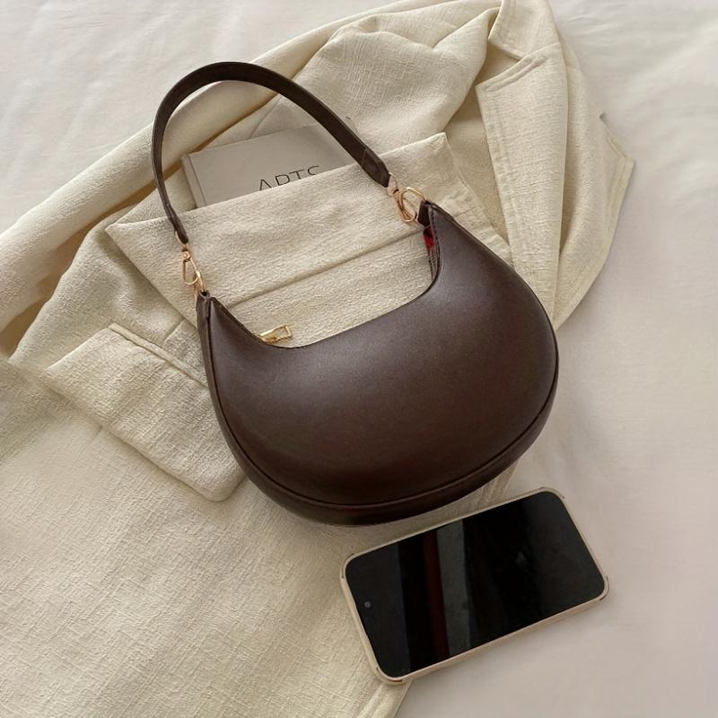 New Fashionable High-End Moon-Shaped Baseball Bag Showing Luxury Women'S Single Shoulder Bag Premium Durable Quality