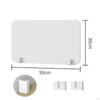 Classroom Desk Partition Board with Clamps for Versatile Use Protective Barrier