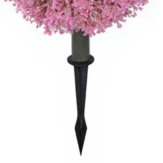 Artificial Rabbit Plant Decoration with Realistic Green Leaves Fade Resistant Fake Plants Anti-UV Plastic Easter Holiday Decor for Home Front Door